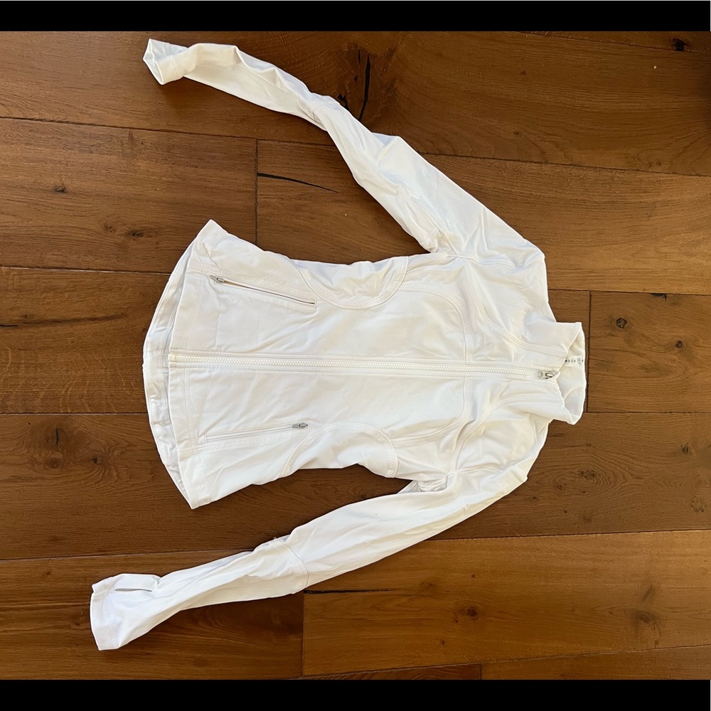 Lululemon Fitted White Jacket
